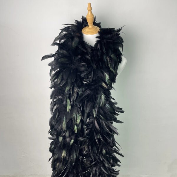 black Feather boa for Halloween Costume Burlesque Dance