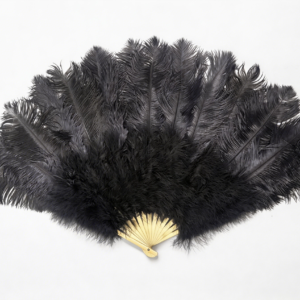 large Ostrich feather Fan Showgirl Costume  Dancing fan